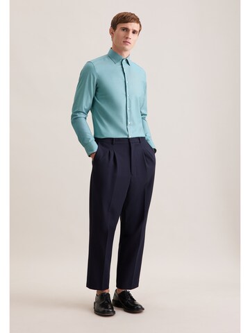 SEIDENSTICKER Slim Fit Hemd in Blau