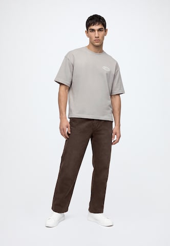 Maglietta 'JCOECHO' di JACK & JONES in grigio