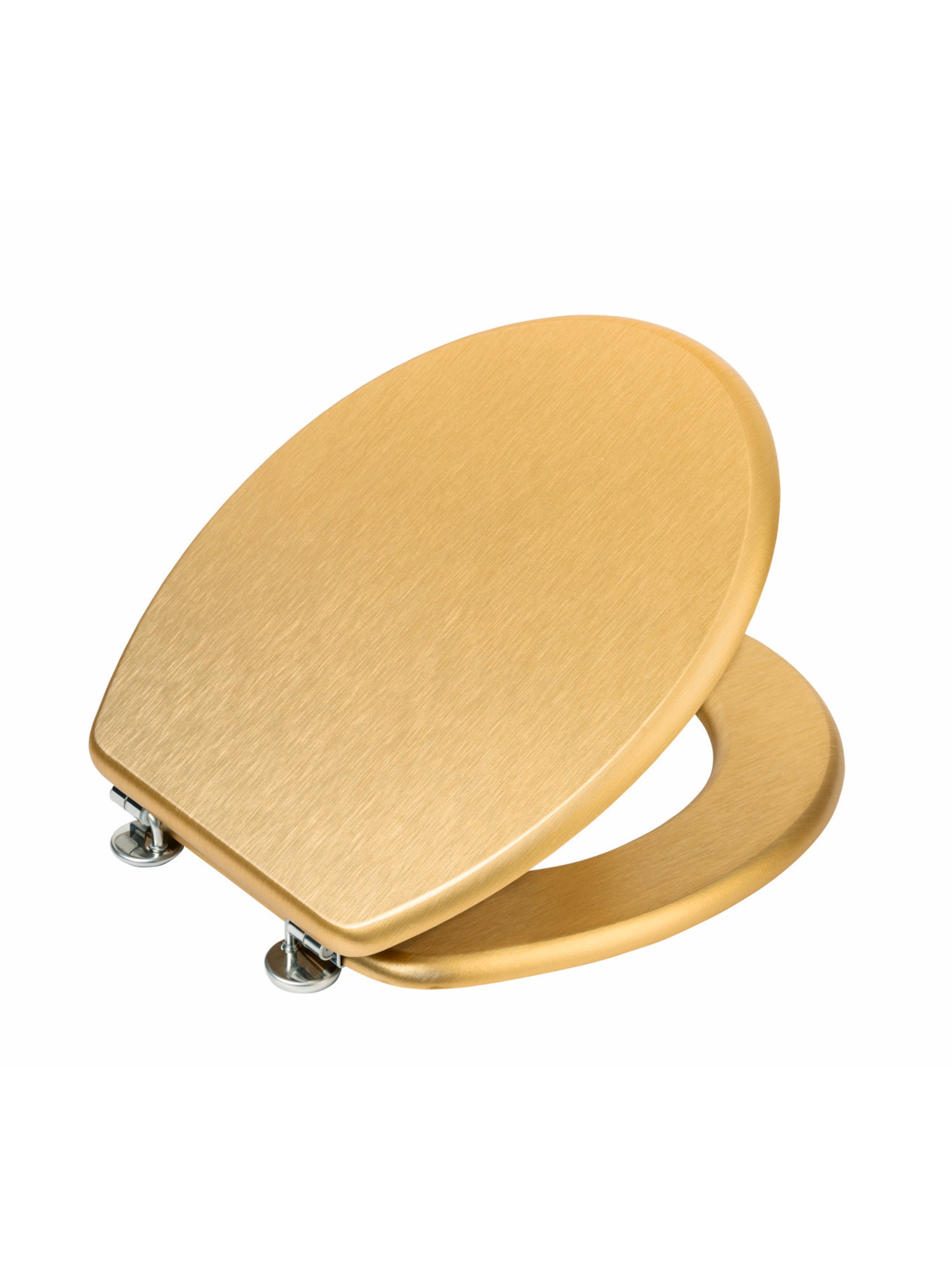 Wenko WC-Sitz 'Aldeno' in Gold: Vorderseite