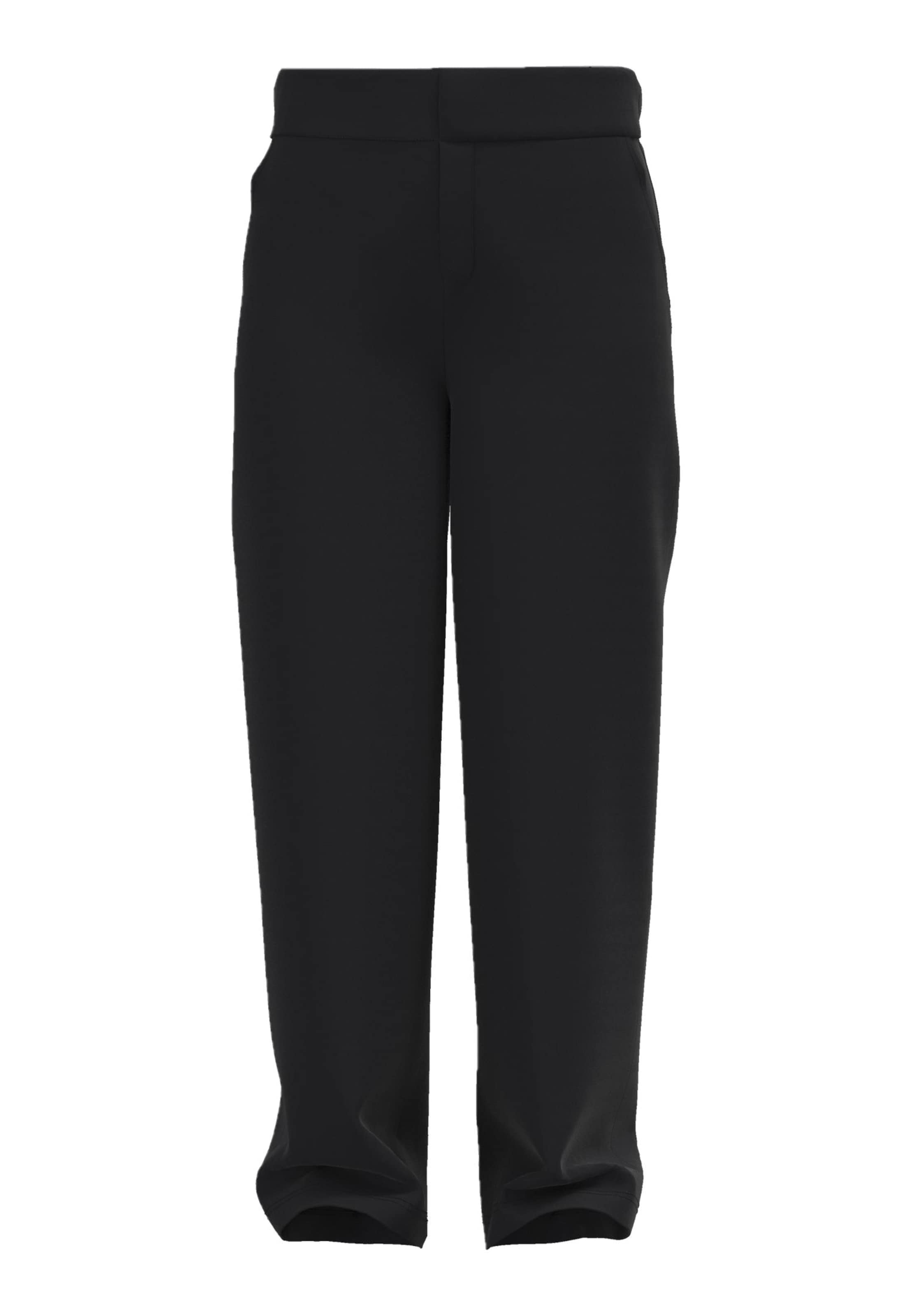 NAME IT Regular Панталон 'Nimma' в черно: отпред