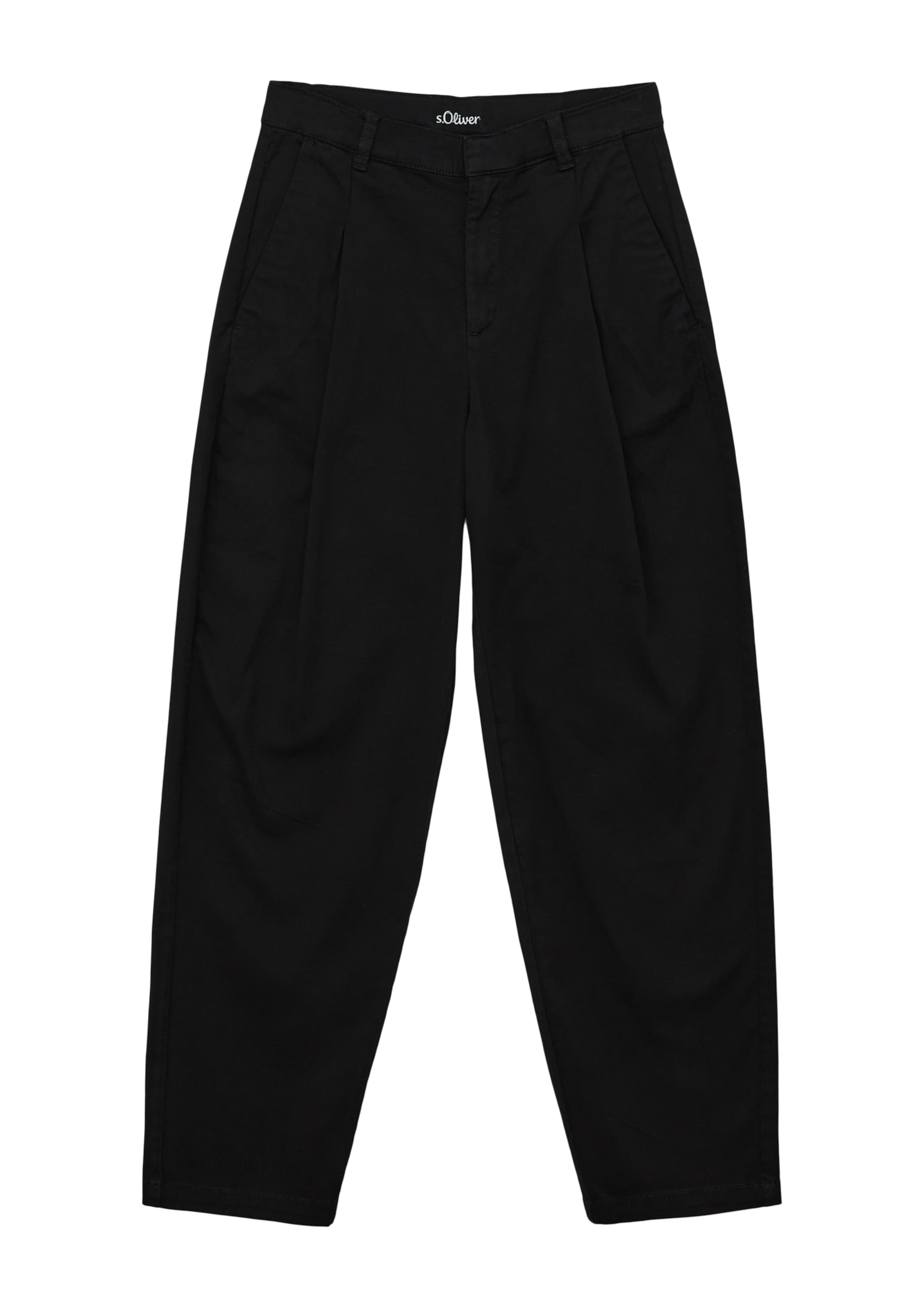Wide Leg Pantalon s.Oliver en noir : devant