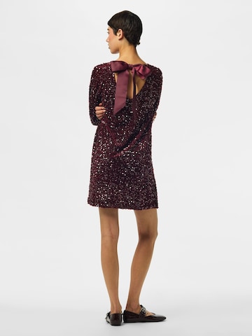 PIECES Jurk 'KAMMY' in Rood