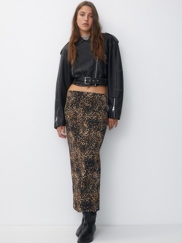 Pull&Bear Skirt in Brown