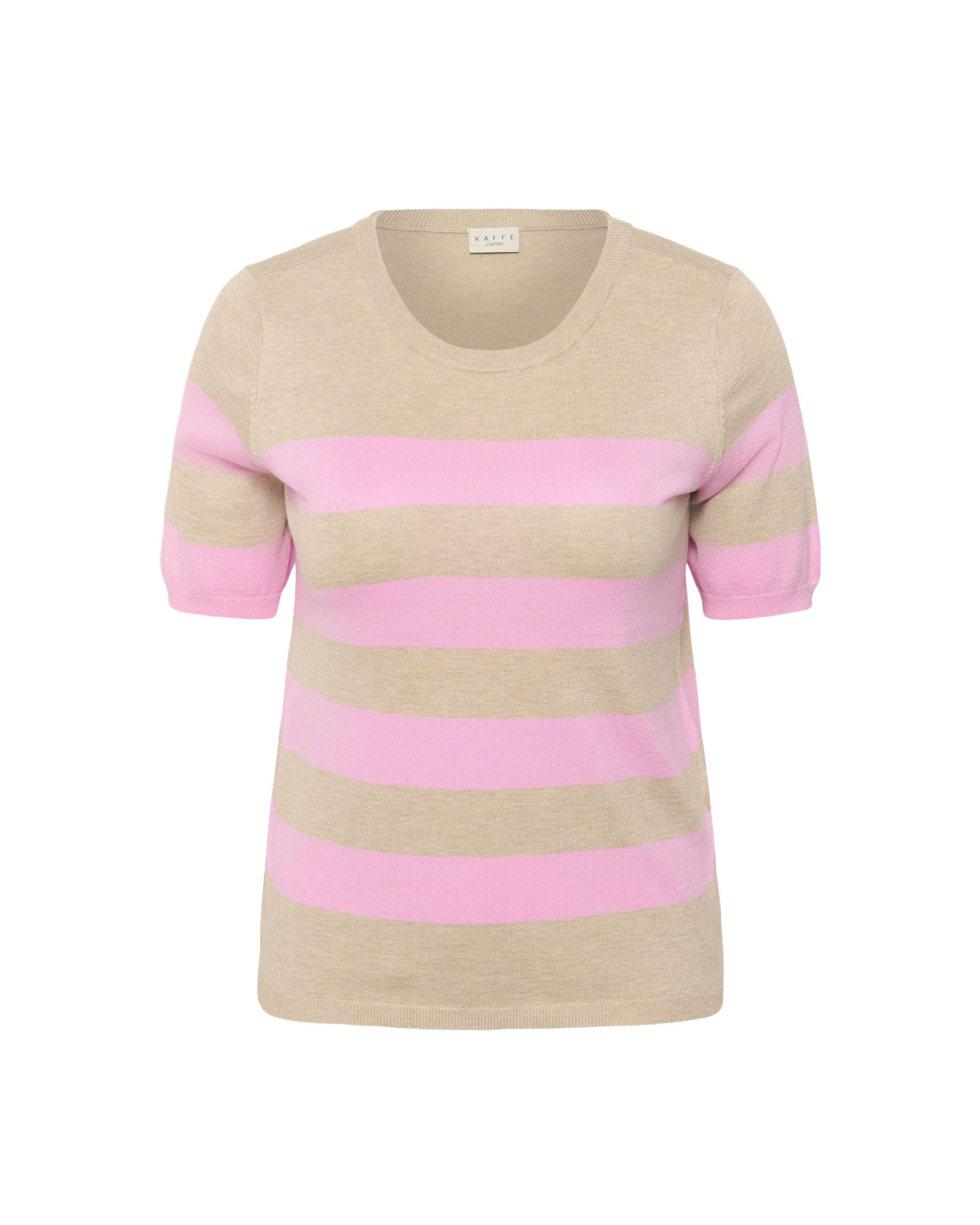 KAFFE CURVEPulover 'KClizzy' - bež boja: prednji dio