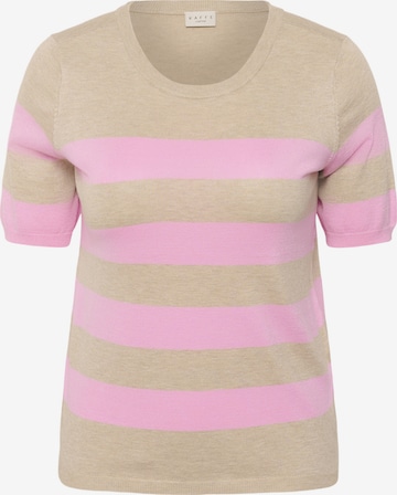 KAFFE CURVEPulover 'KClizzy' - bež boja: prednji dio