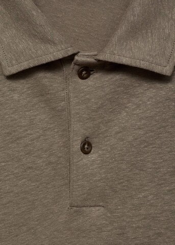 MANGO MAN Shirt 'Amberes' in Brown