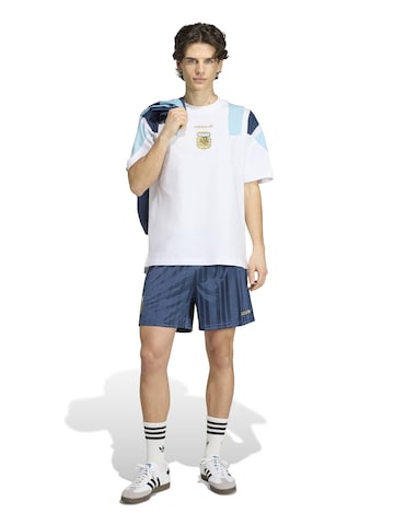 T-Shirt fonctionnel 'Argentinien EQT' ADIDAS PERFORMANCE en blanc