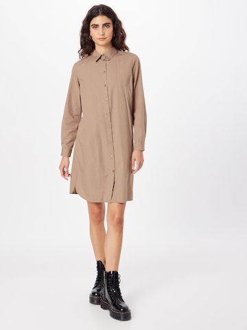 PIECES Shirt dress 'Jayla' in Brown: front