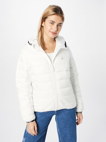 Veste mi-saison Tommy Jeans en blanc : devant