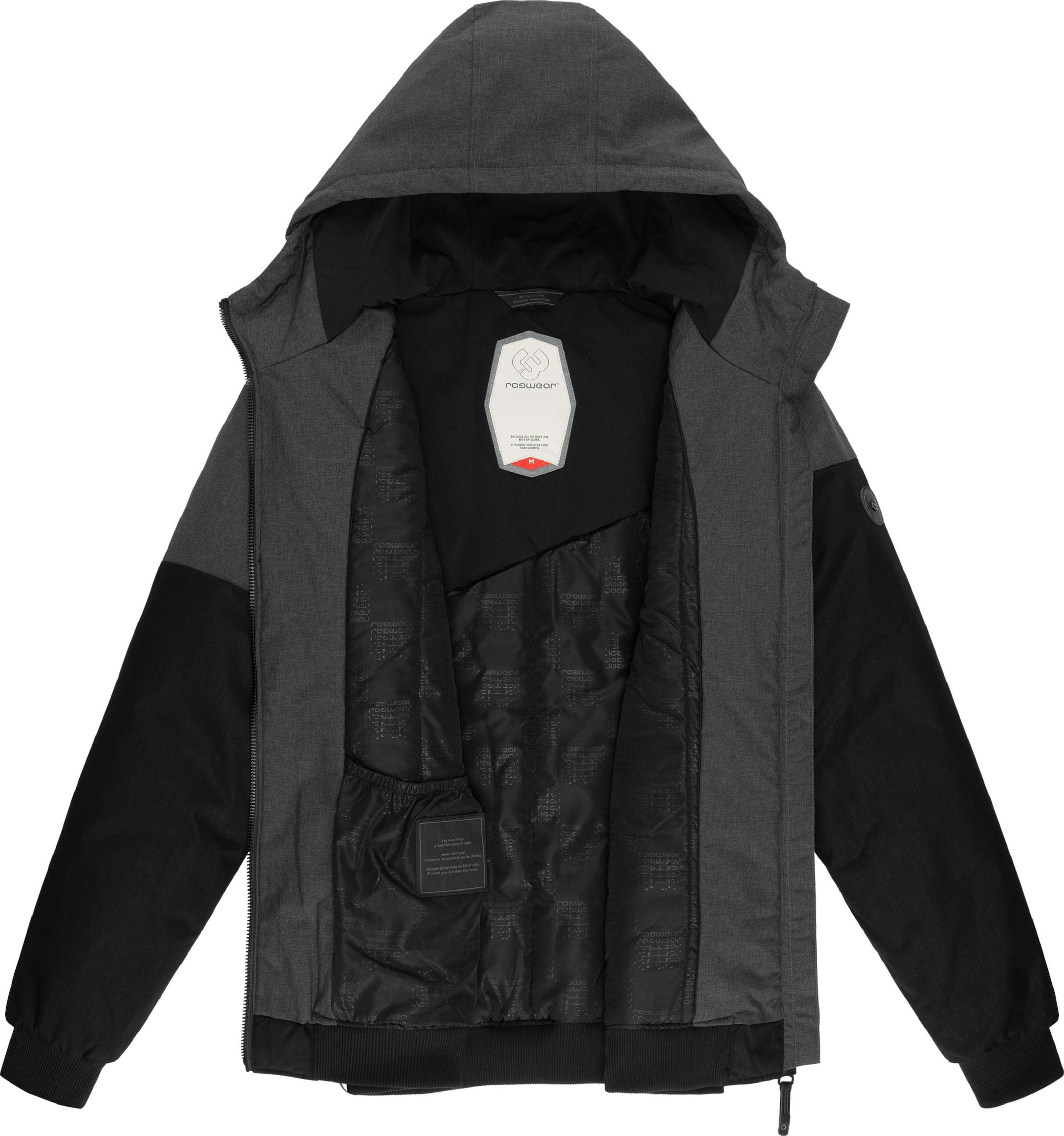 Ragwear Zimní bunda 'Wings' – černá