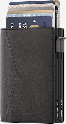 Porte-monnaies 'Pasjeshouder Double' Prowallet en noir : devant