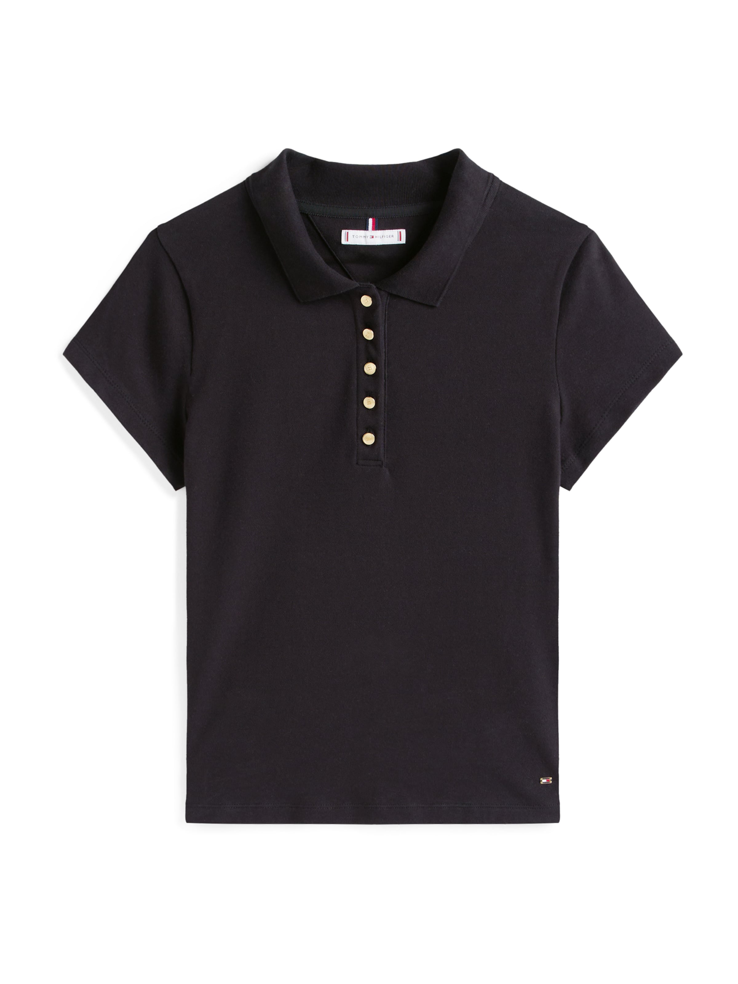TOMMY HILFIGER Poloshirt in Schwarz: Vorderseite