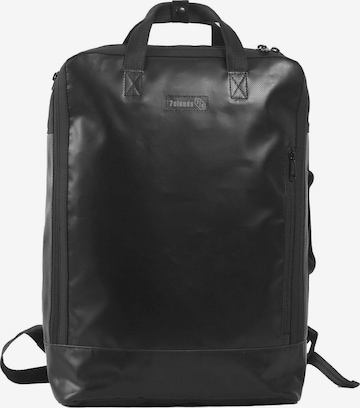 7clouds Backpack 'Agal 7.3 M' in Black: front