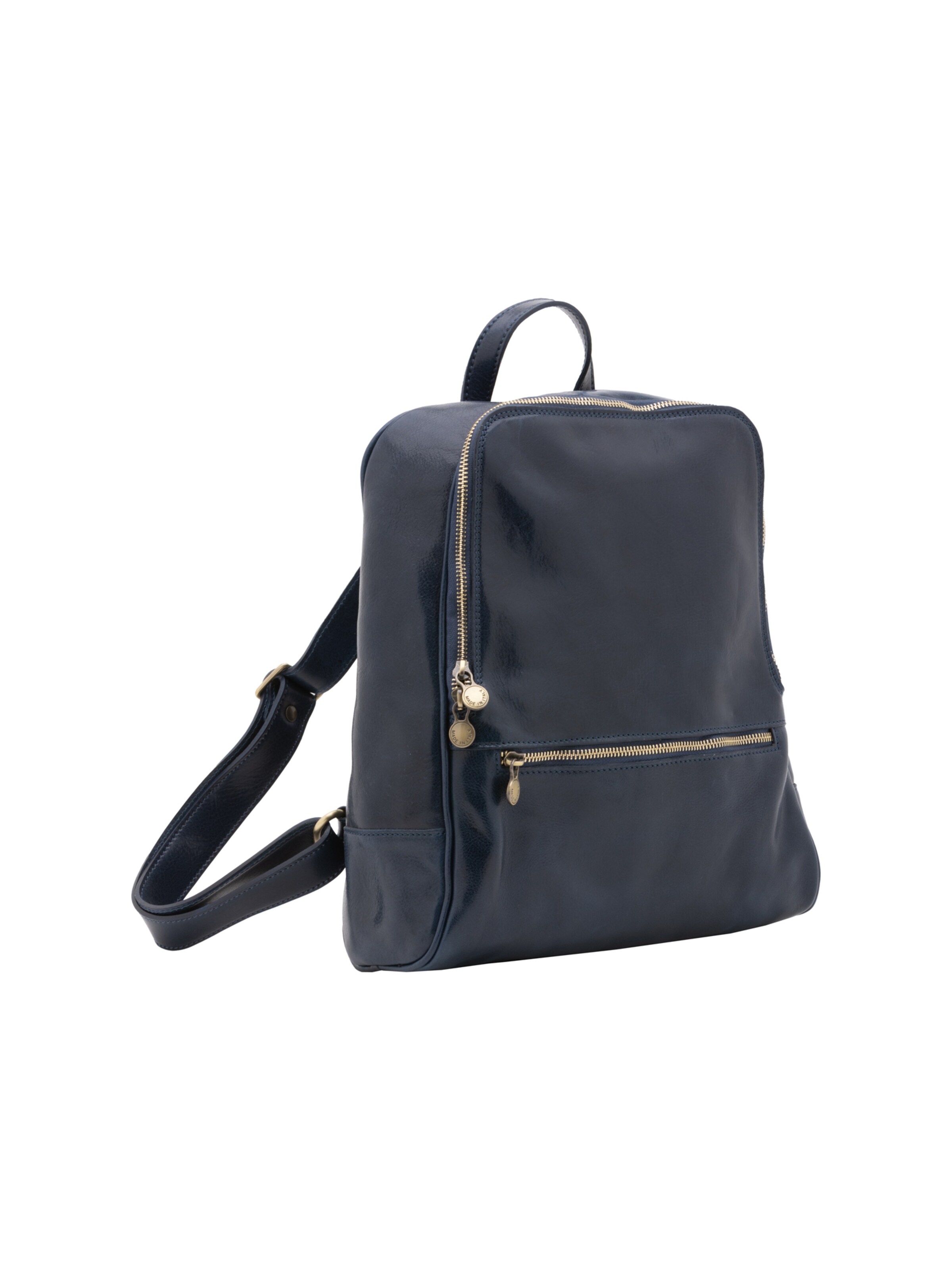 Borsa a spalla 'Zaino Silvanae Vera Pelle - Donna Chiusura Zip Tracolla Regolabile' di I Fratelli in blu