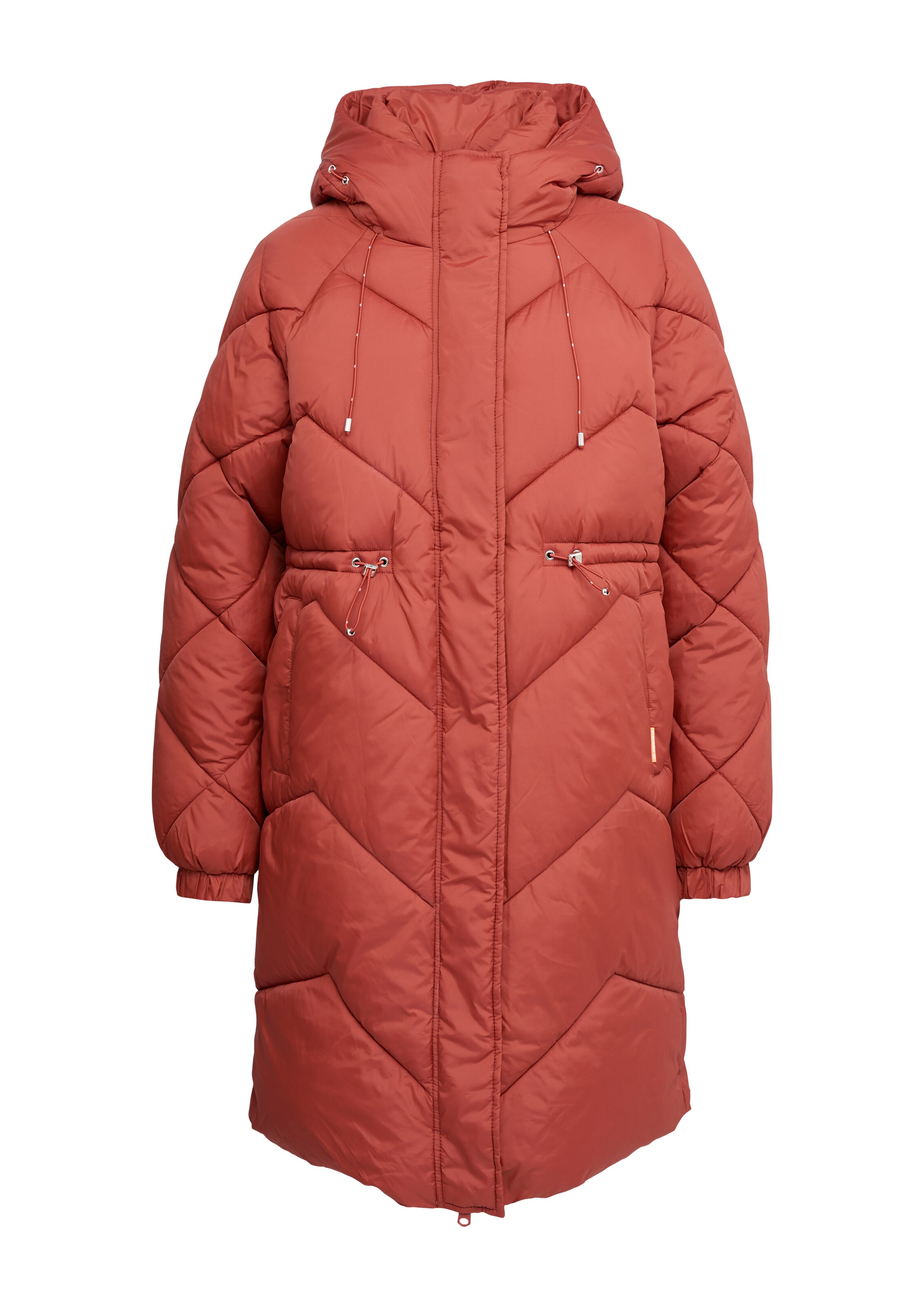 Manteau d’hiver QS en rouge : devant