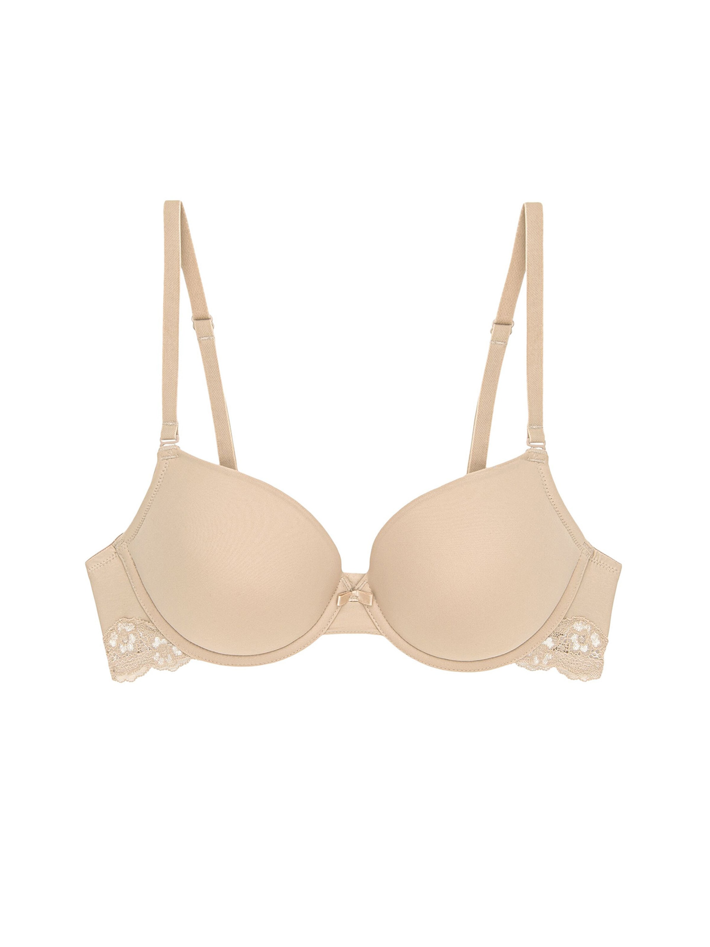TRIUMPH Push-up Push-up-BH ' Lovely Micro ' in Beige: Vorderseite