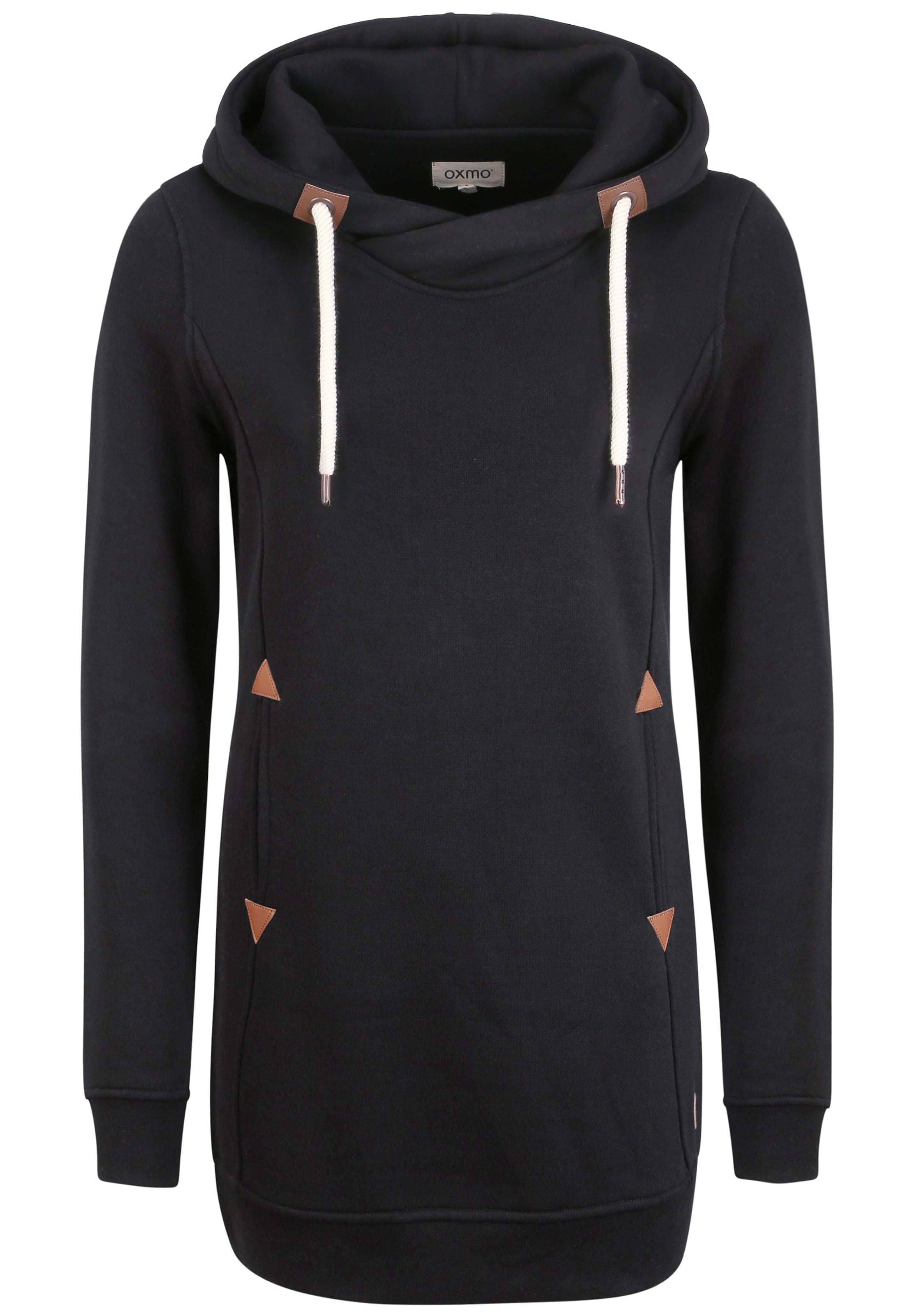 Oxmo Sweatshirt 'Vicky' in Schwarz: Vorderseite