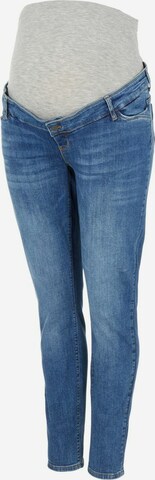Mamalicious Curve Jeans 'Savanna' in Blauw: voorkant