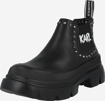 Karl Lagerfeld Chelsea Boots 'TREKKA MAX' i sort: forside