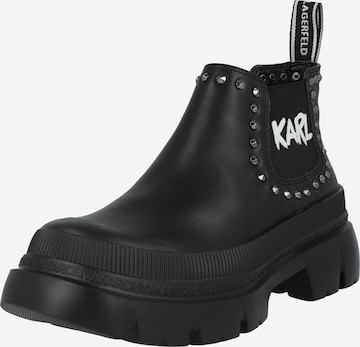 Chelsea Boots 'TREKKA MAX' Karl Lagerfeld en noir : devant