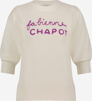 Pull-over Fabienne Chapot en beige : devant