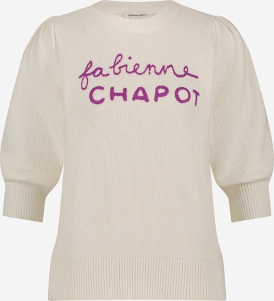 Fabienne Chapot Pull-over en rose / blanc, Vue avec produit
