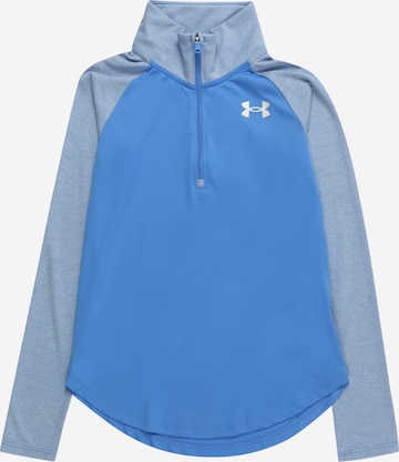 UNDER ARMOUR Αθλητική μπλούζα φούτερ σε μπλε: μπροστά