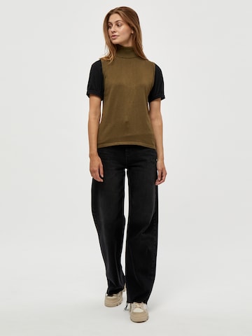 Top in maglia 'Raka' di minus in verde