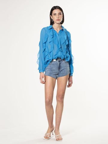 Camicia da donna di Influencer in blu