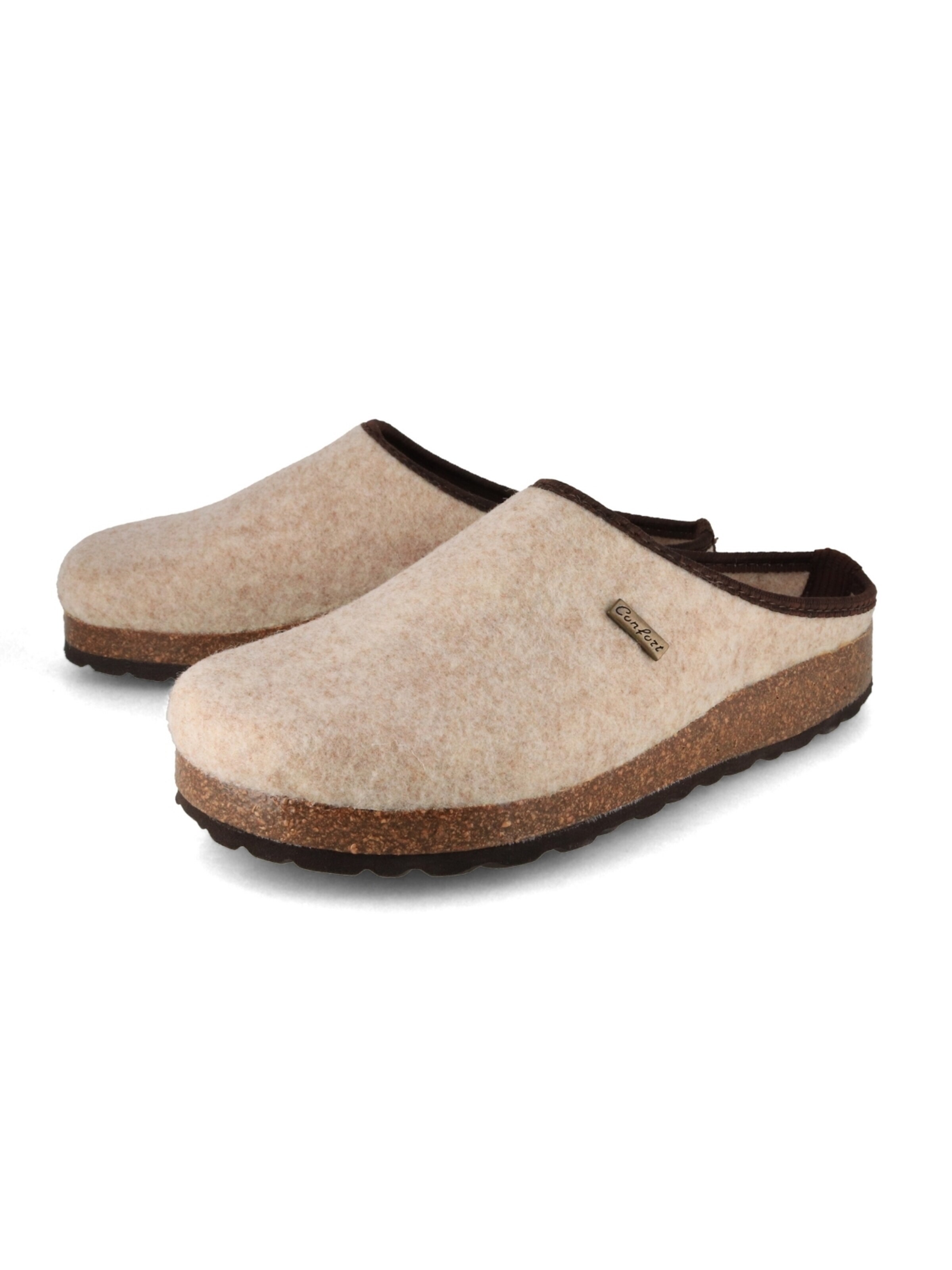 Tuffeln Slipper 'Komfort' in Beige