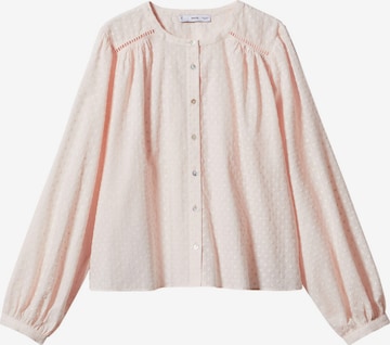 MANGO Bluse 'PLUM' i pink: forside