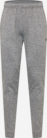 Effilé Pantalon de sport 4F en gris : devant