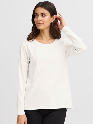 T-shirt ' FRZASHOULDER TEE 5 ' Fransa en blanc