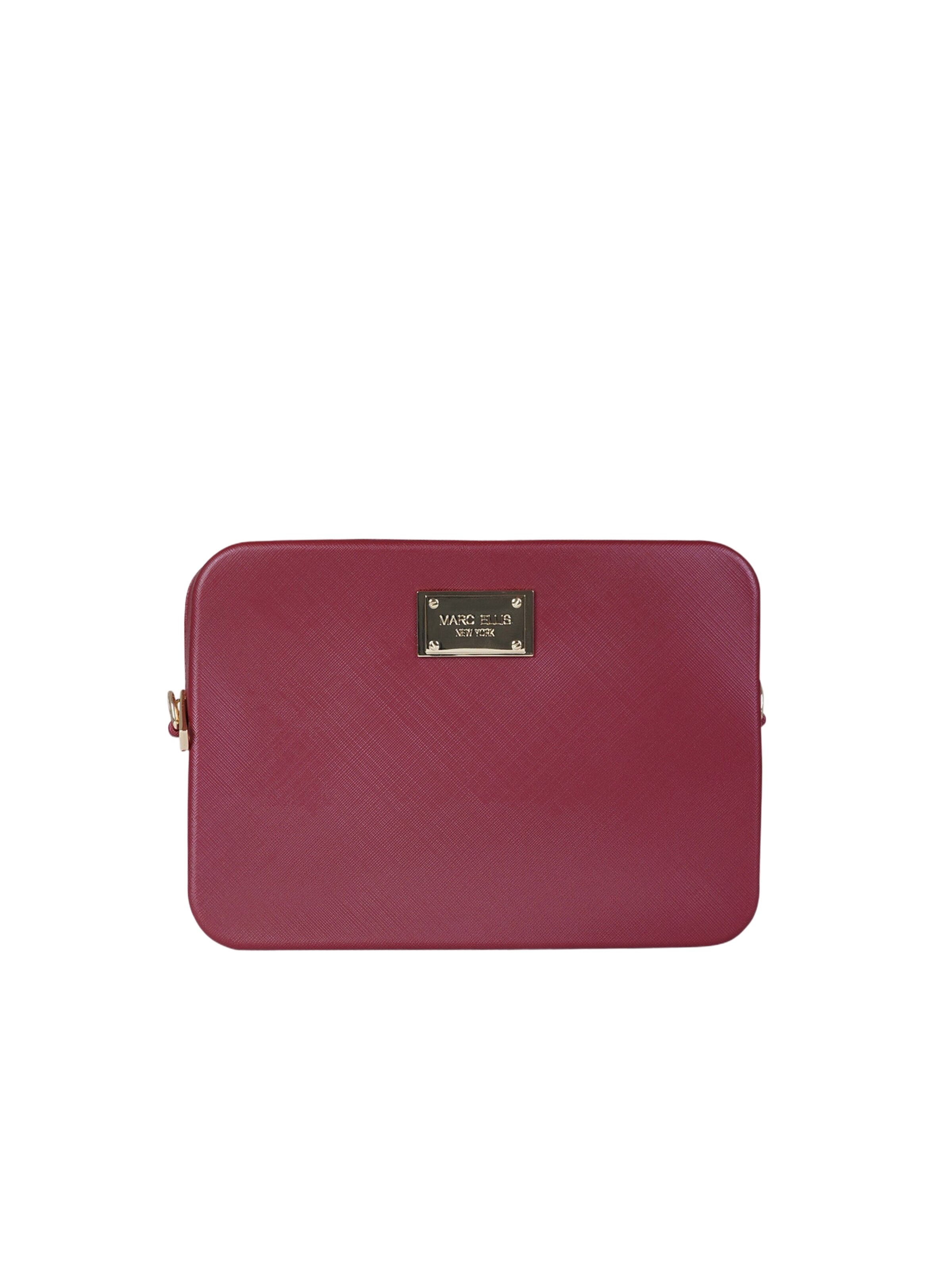 Marc Ellis - Mala de ombro 'Flat Flowe' em vermelho: frente