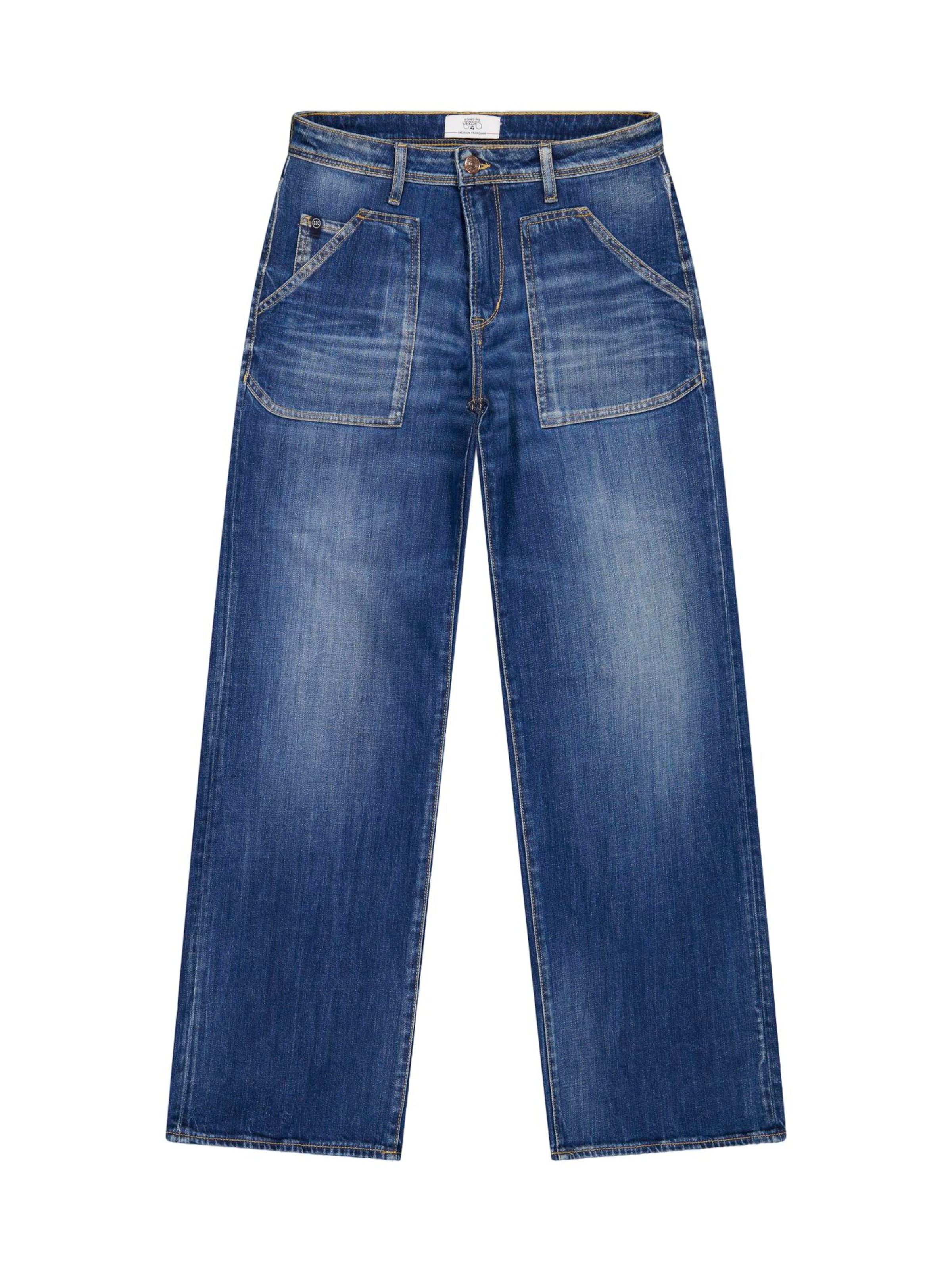 Loosefit Jean Le Temps Des Cerises en bleu : devant