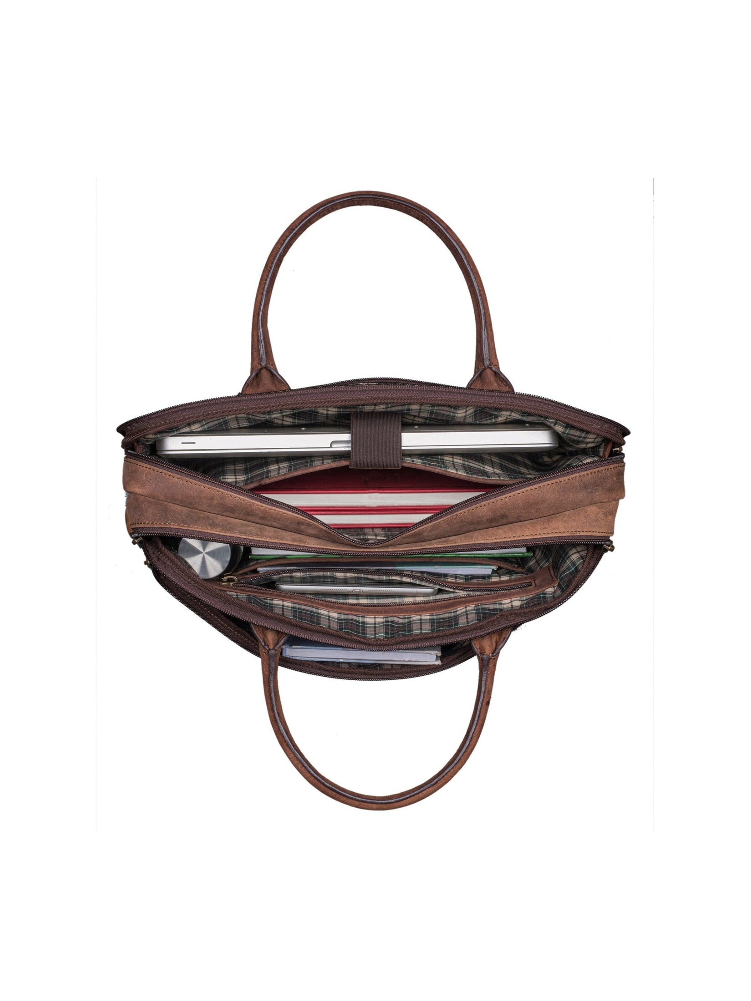 Benthill Laptop Bag in Brown