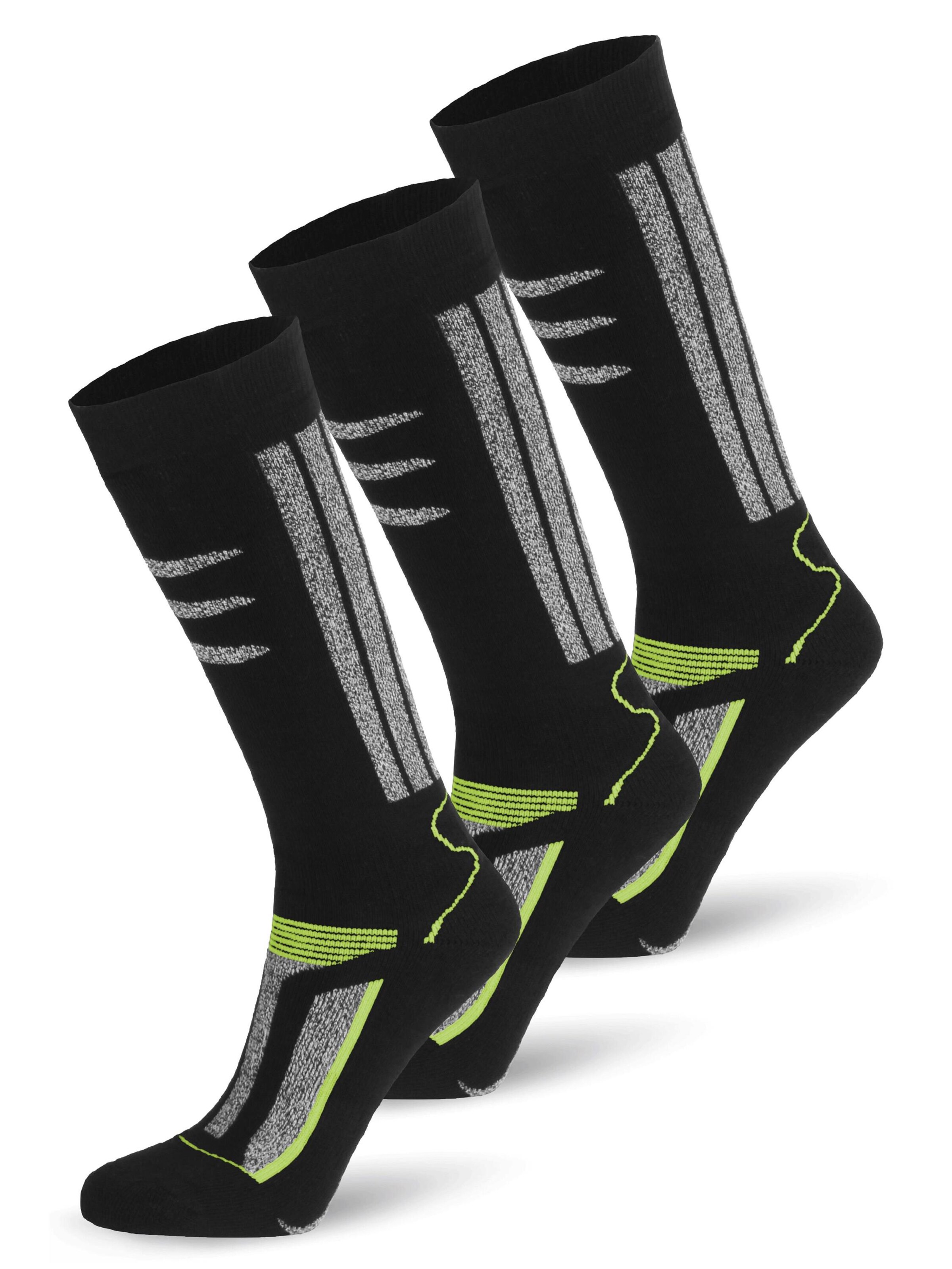 Chaussettes normani en noir : devant