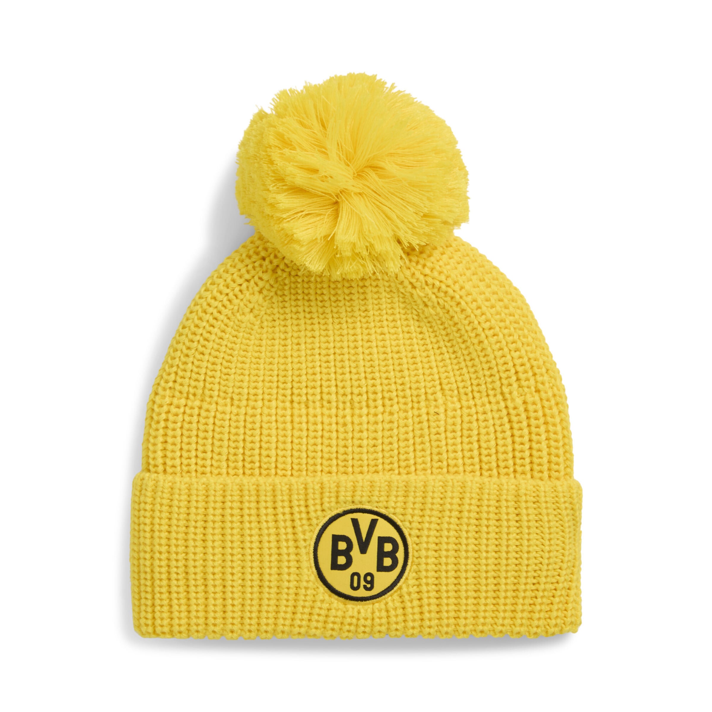 PUMA Sports beanie 'Borussia Dortmund Essentials' in Yellow: front