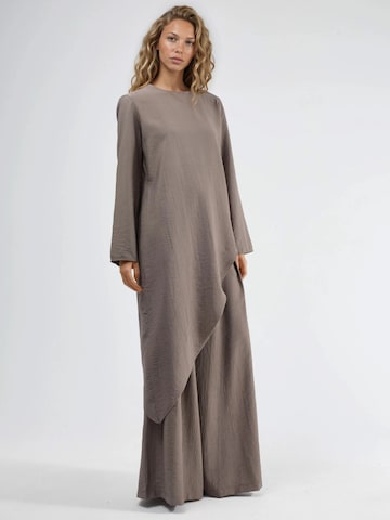Busem Bluse in Braun