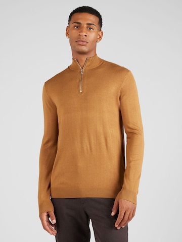 Only & Sons Sweater 'WYLER' in Brown: front