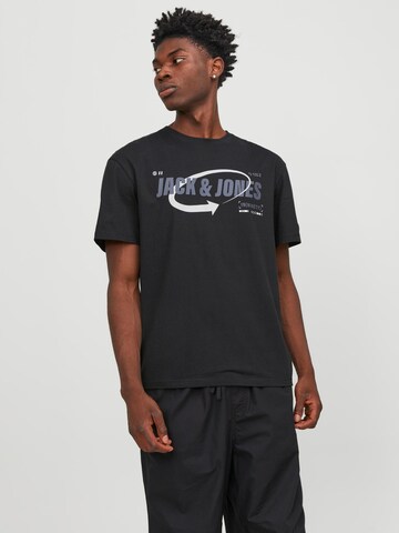 Maglietta 'BLACK' di JACK & JONES in nero