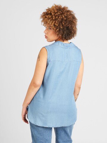 Chemisier 'CHARPER' Vero Moda Curve en bleu