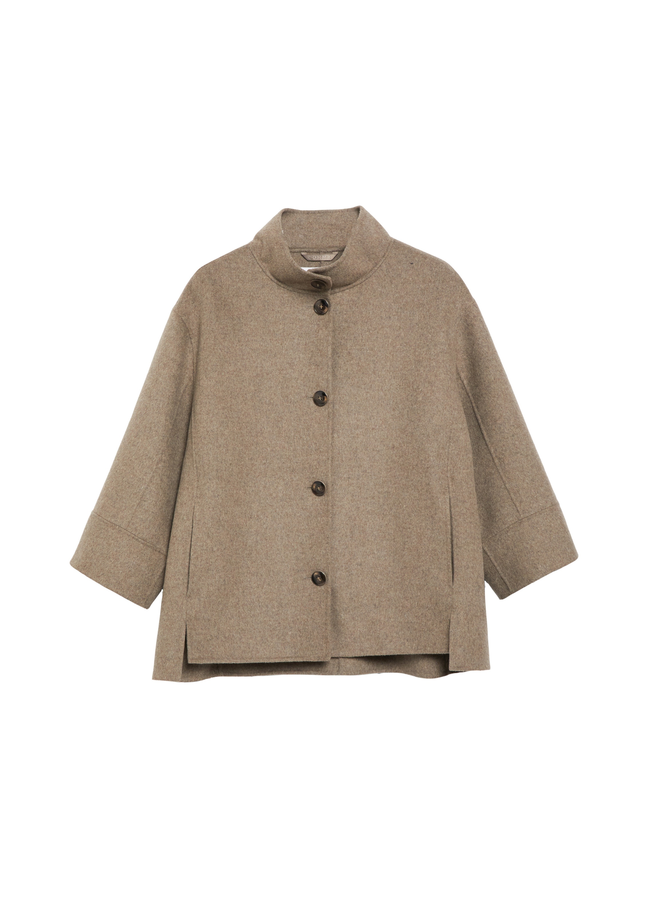 Manteau mi-saison COMMA en beige : devant