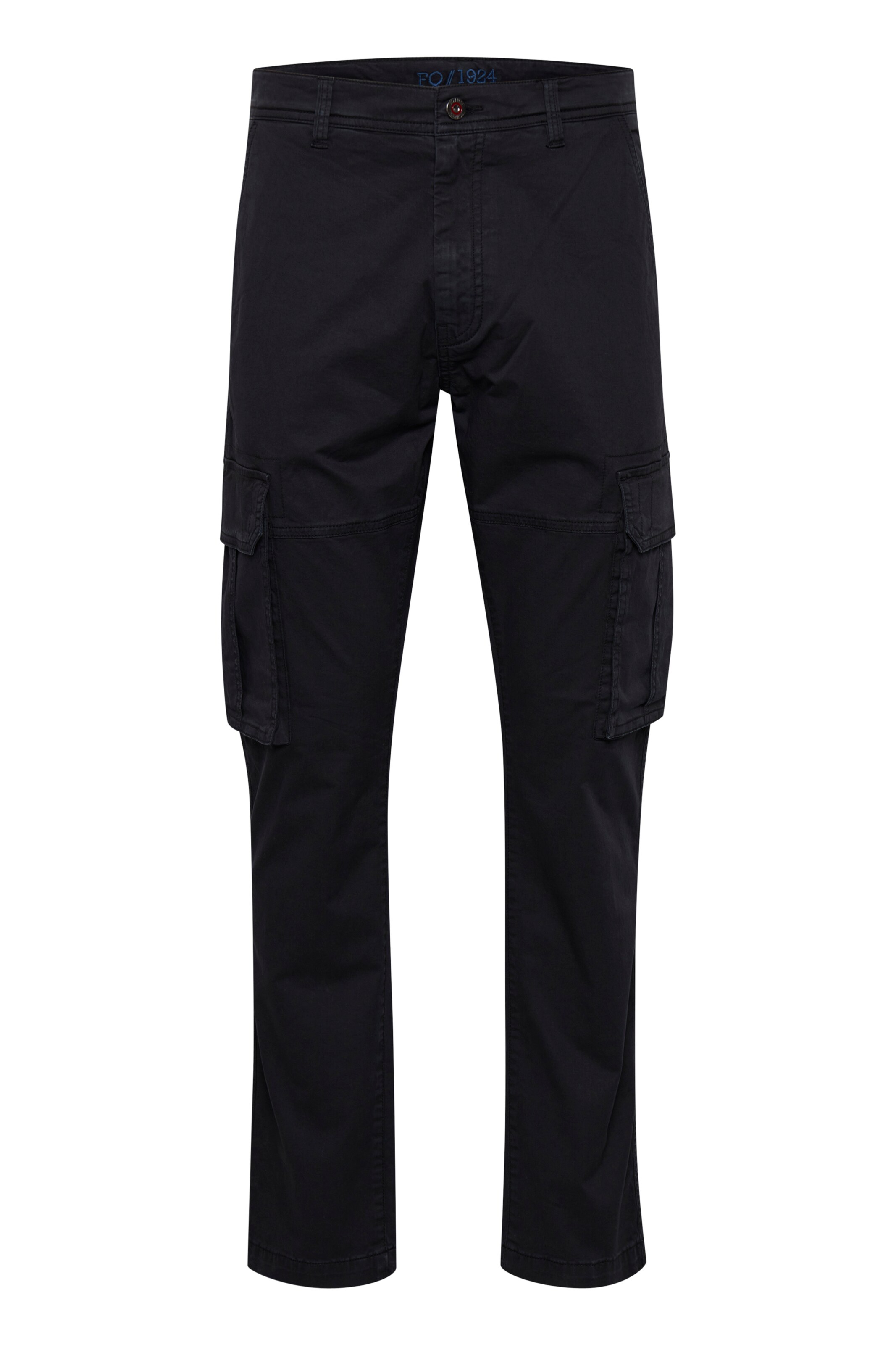 Pantalon cargo 'LOGAN' FQ1924 en noir : devant