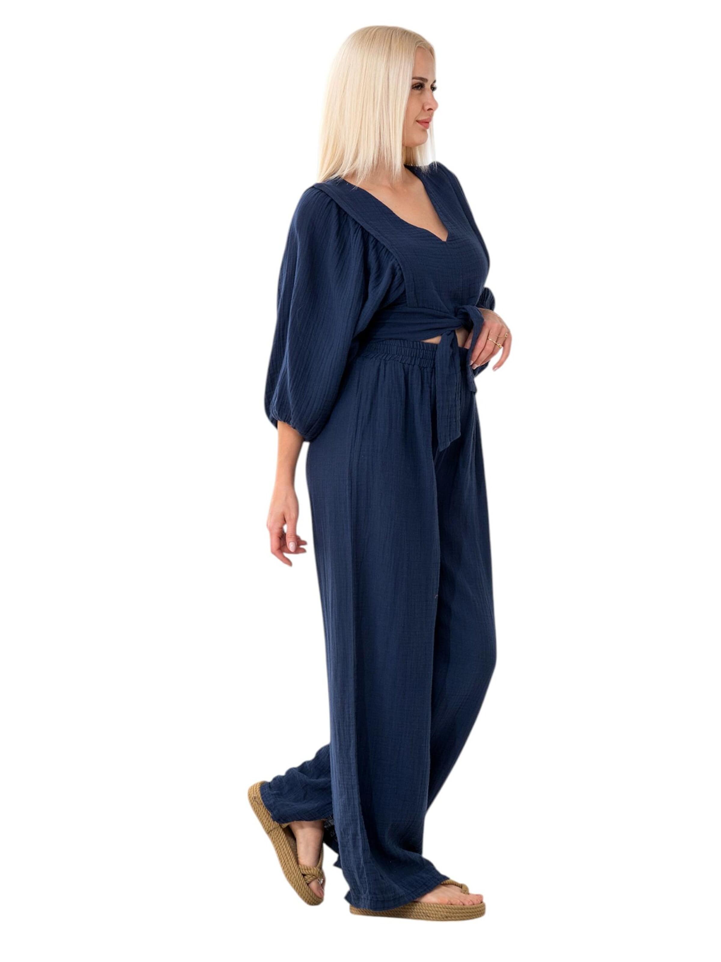 WENOR Loungewear 'FLOWSET' in Blue