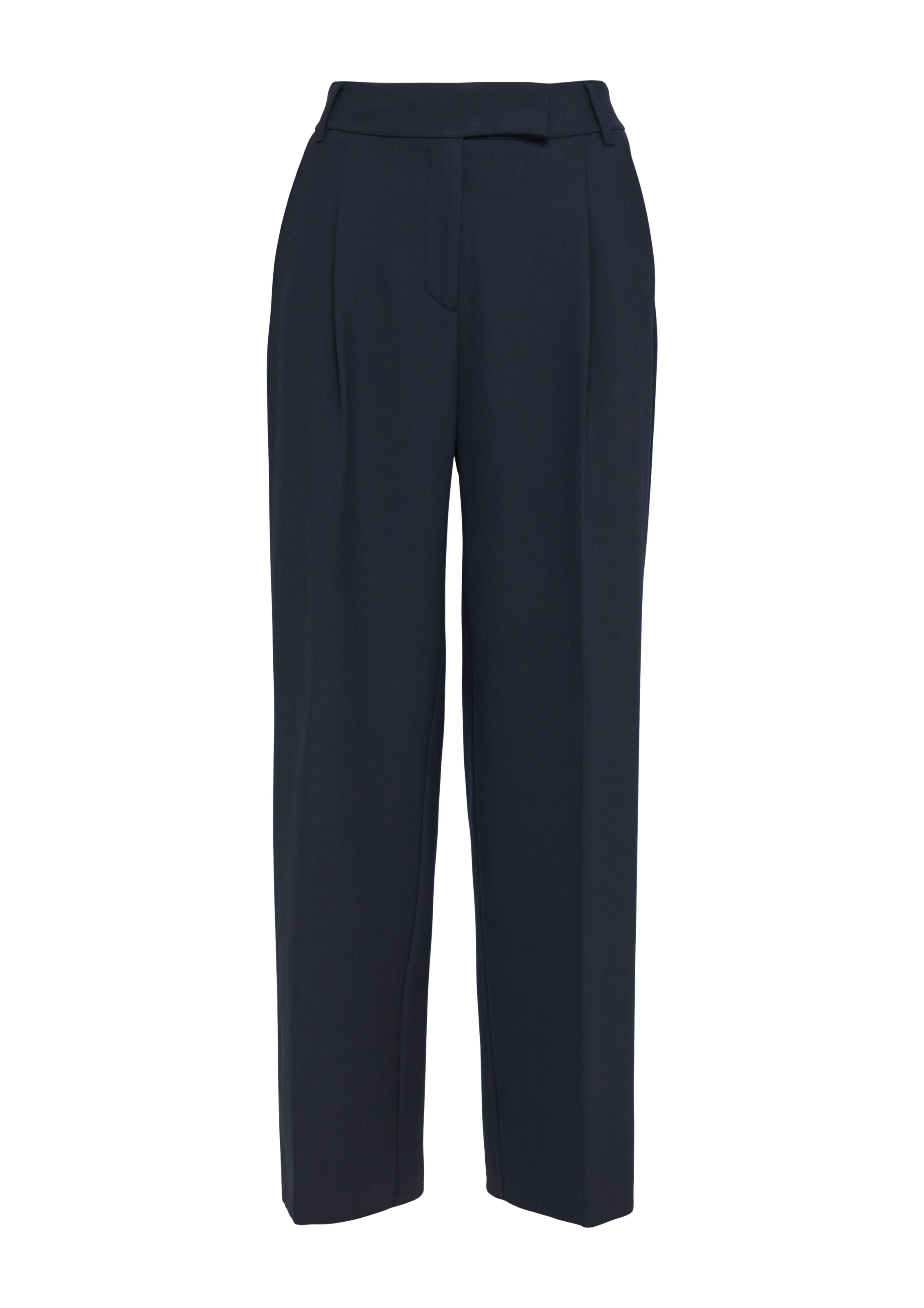 Pantalon à plis s.Oliver BLACK LABEL en bleu : devant