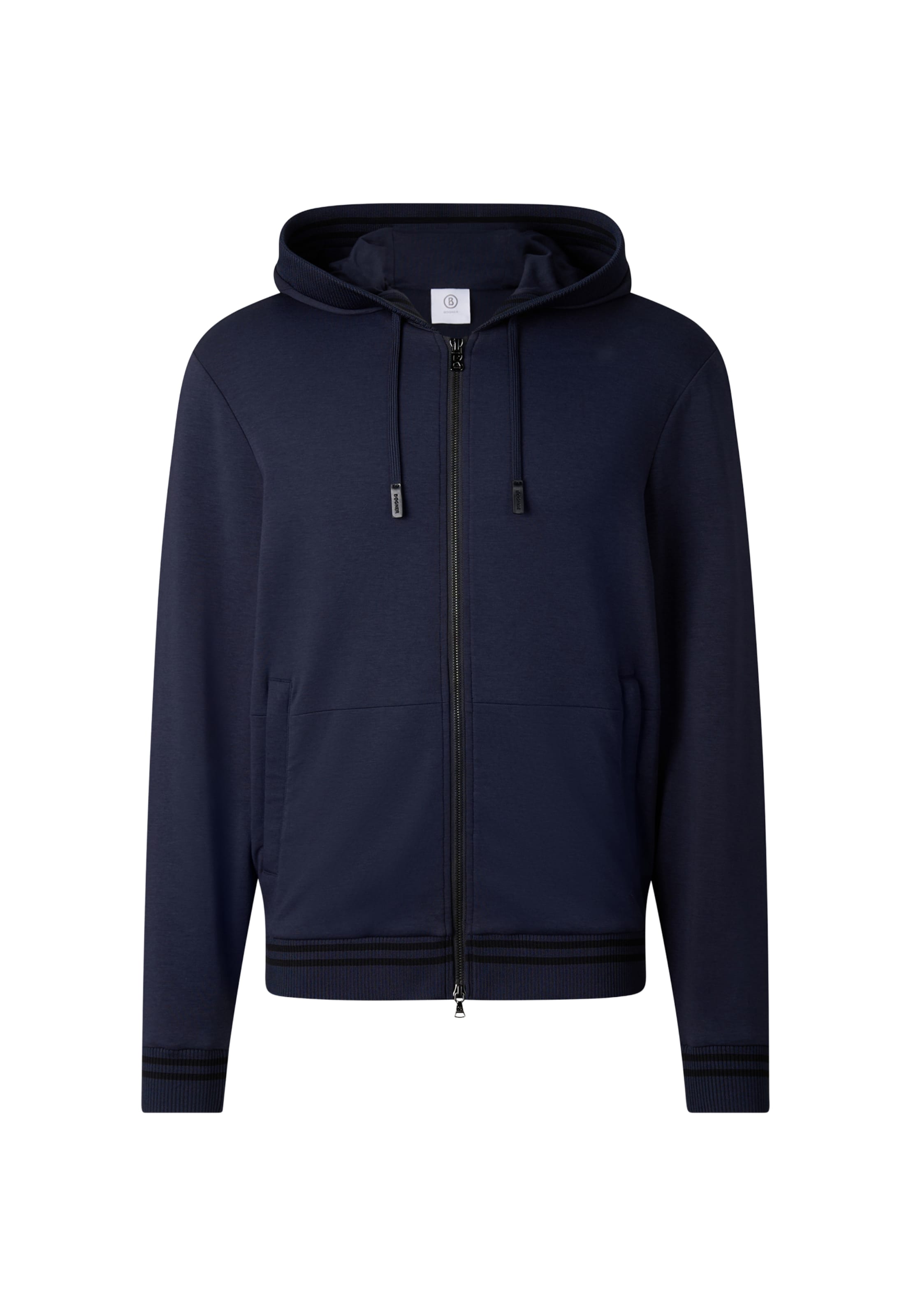 BOGNER - Sudadera con cremallera 'Forest' en azul: frente