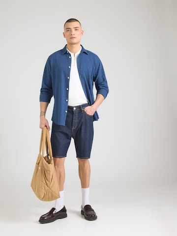 zils JACK & JONES Vaļīgs piegriezums Džinsi 'JJITONY JJORIGINAL'