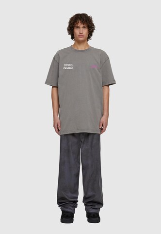 T-Shirt 'Blurry Blossom' Lost Youth en gris