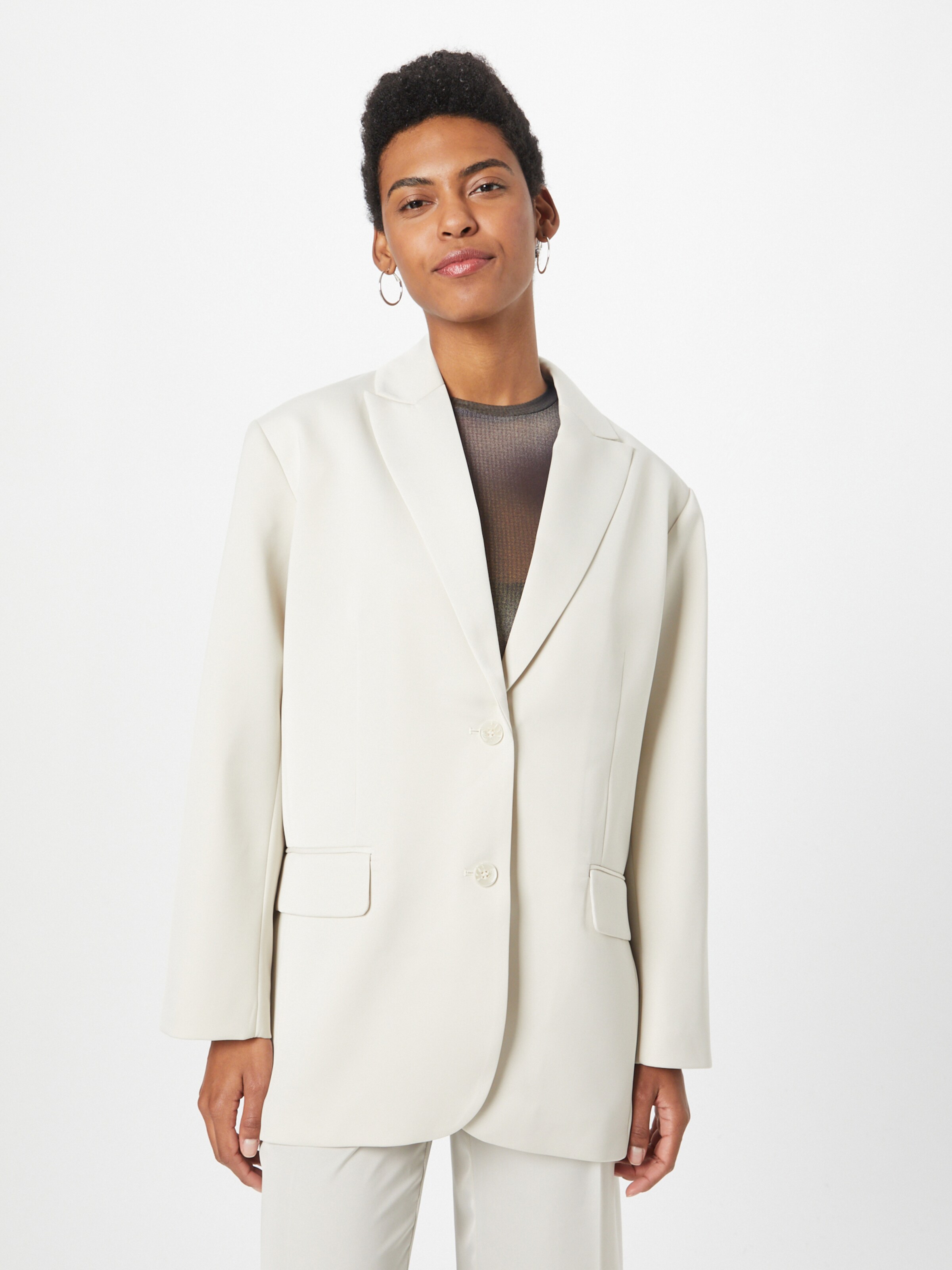 WEEKDAY Blazer Luna in Off White ABOUT YOU